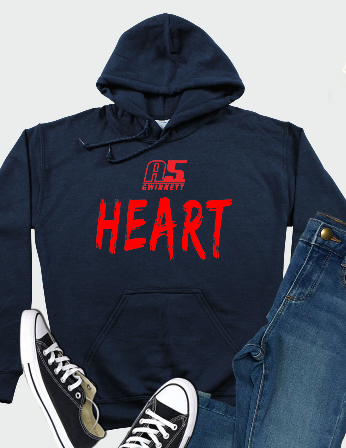 A5 Gwinnett Mantra "Heart" Hoodie