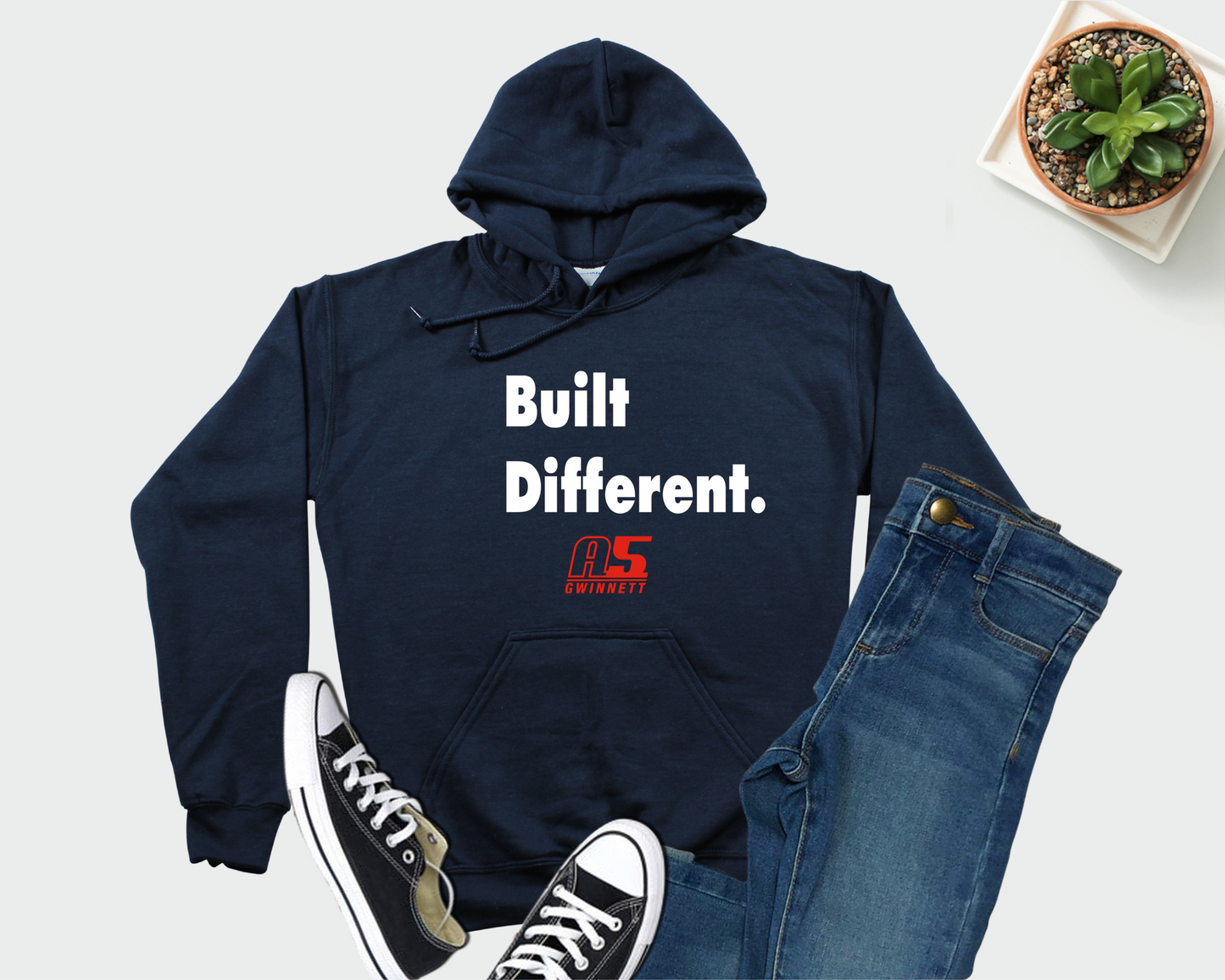 A5 Gwinnett Mantra "Built Different" Hoodie