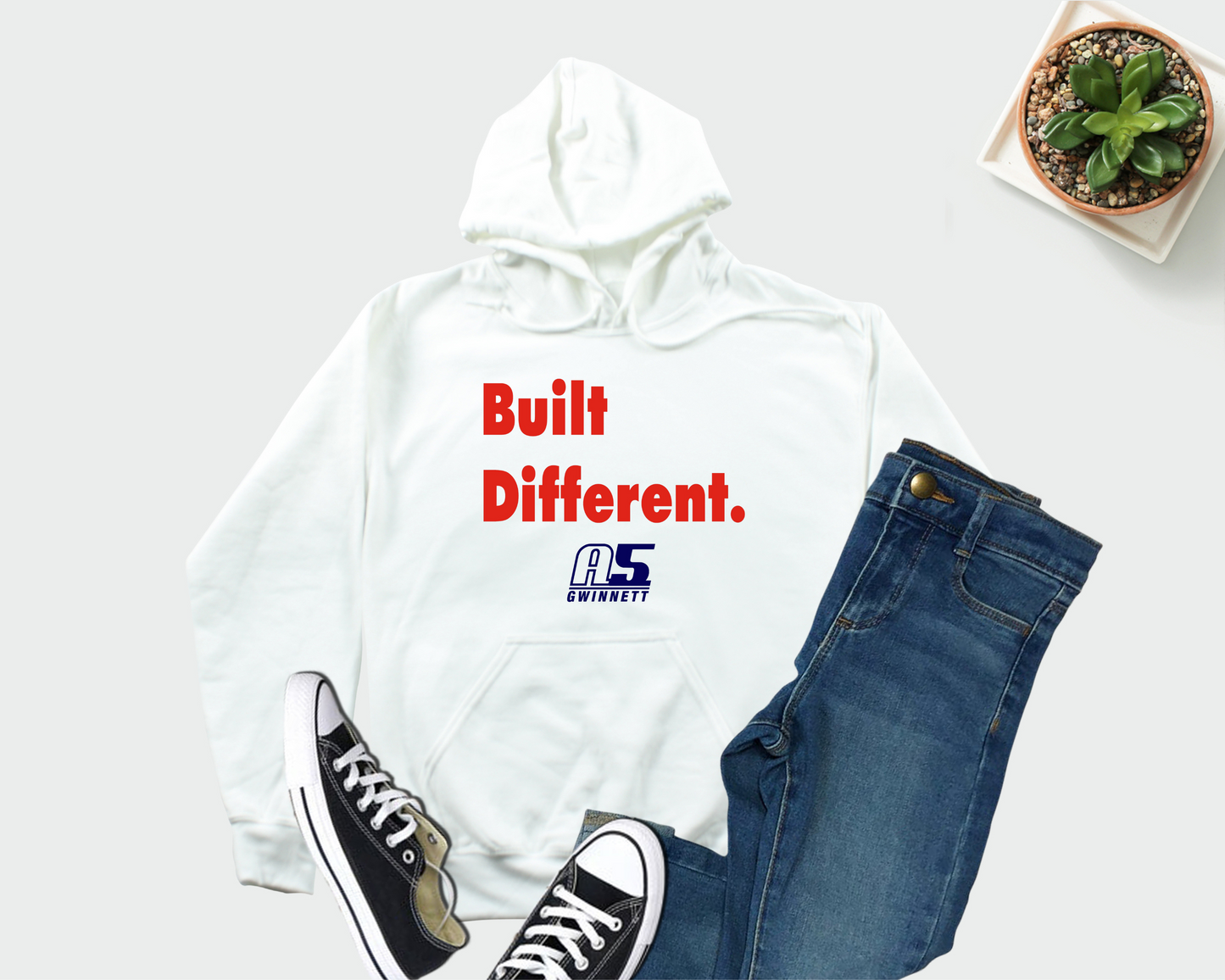 A5 Gwinnett Mantra "Built Different" Hoodie